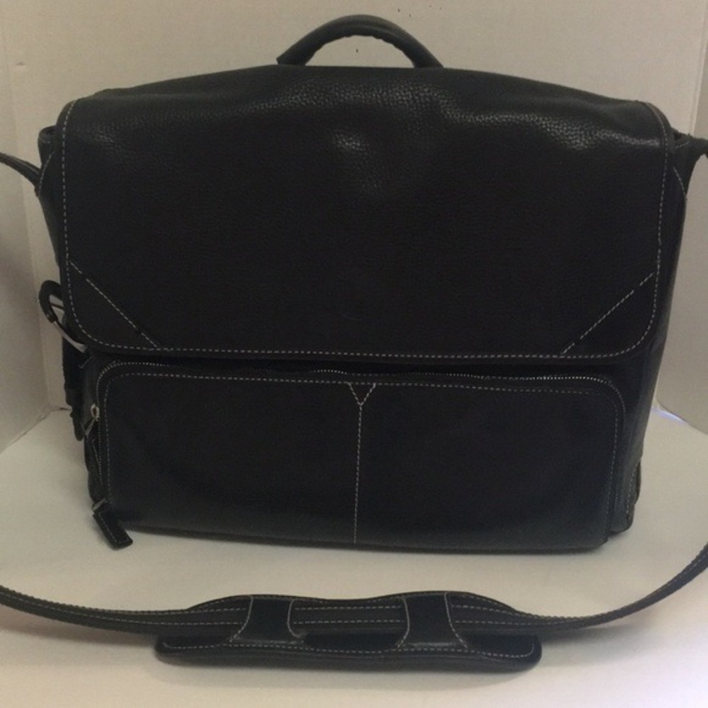 Cole Haan leather Laptop computer travel bag